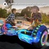 SIMATE 6.5" Hoverboard with Bluetooth & LED Lights, Self Balancing