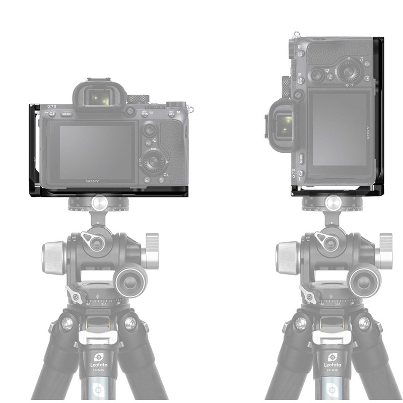 LEOFOTO L-Shaped Plate (for Sony α7III), LPS-A7IIIN L-Shaped Plate, L-Shaped