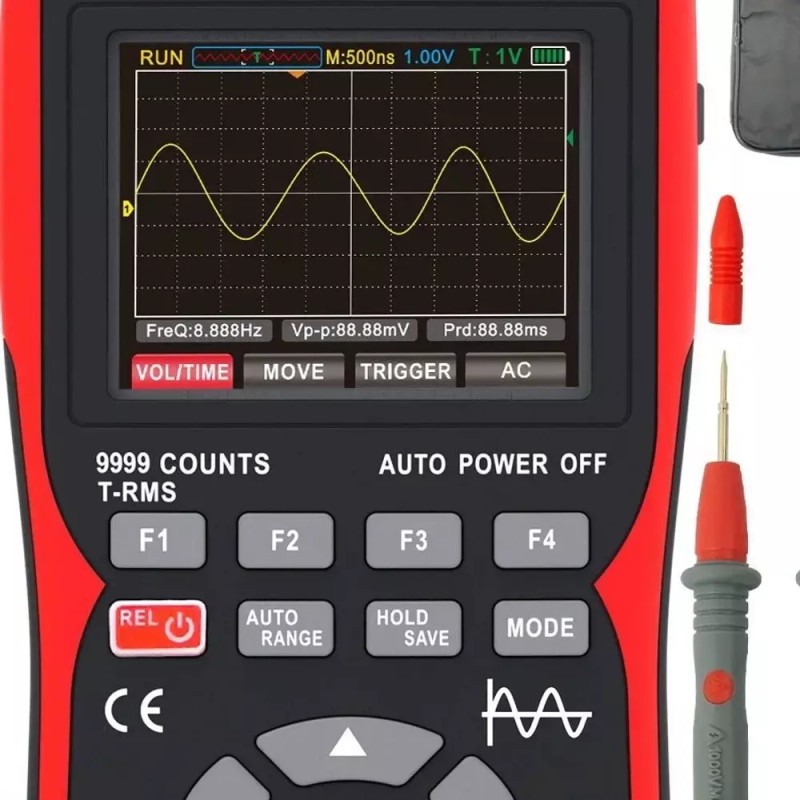 ZOYI 6채널 오실로스코프 ZOYI 멀티미터 디지털 ZT-702S 64KBYTE IN 휴대