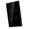 WiFi Touch Screen Switch Single Circle for 4‑Way AC