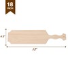 BATTIFE 18Inch Sorority and Fraternity Paddles 2Pack, Unfinished Pine Wood