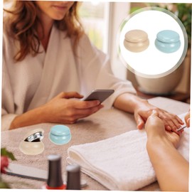 Beavorty 2pcs Pen wash cup manicure washing containers with lids manicure washing dish Powder Dappen Container acrylic nails bowl acrylic monomer dish ceramics tool Nail removal