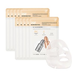 Mascarilla facial en gel de biocelulosa EGF FGF (10 PPM) 2GF Bio Mix Mask Pack Reafirmante Antienvejecimiento Renovación de la piel Hidratación Cuidado de la piel coreano (paquete de 10)