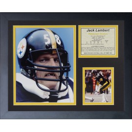 Legends Never Die "Jack Lambert Portrait Framed Photo Collage, 12"x15"