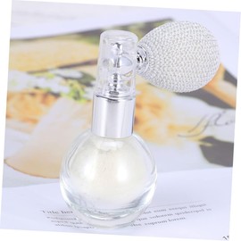 Spray de Purpurina Corporal Iluminador, 2 Piezas Blanco Polvo Brillante para Rostro y Cuerpo, Vidrio y Plástico, Adecuado para Cumpleaños y Año