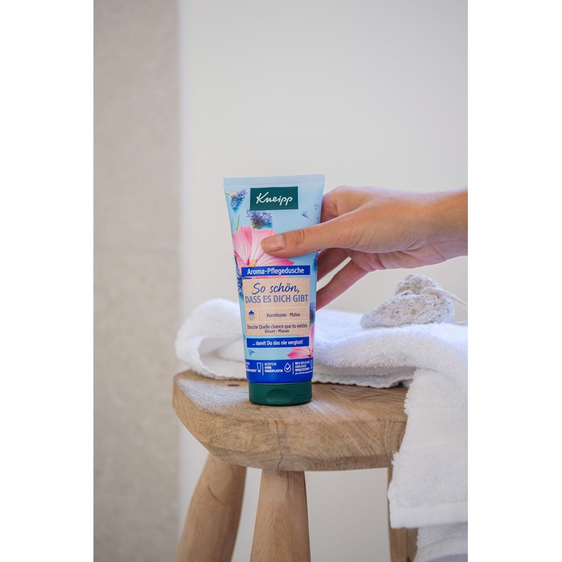 Kneipp Aroma Shower Gel with Natural Extracts of Cornflower, Mallow