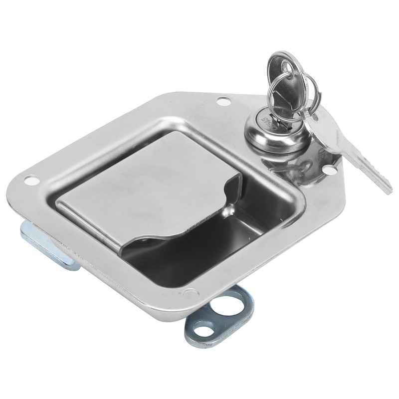 Car Door Lock T Shape Stainless Steel with 2 Keys