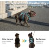 Huntboo Escape Proof Dog Harness, No Pull Reflective Harness with