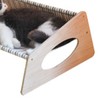 Cat Bed Hammock Medium Breathable Sturdy Linen Comfortable Elevated Cat