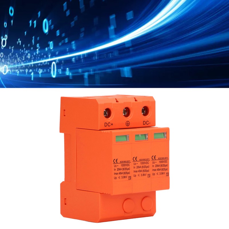 DC Surge Protector Visual Window Overheat Protection Quick Response PV