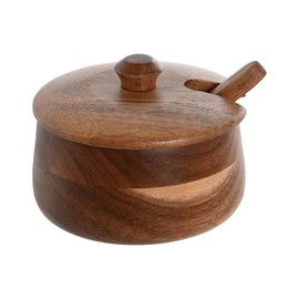 Azucarero Acacia 9.5 x 9.5 x 7.5 cm Natural