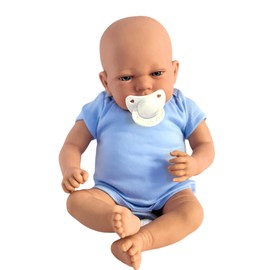 Baby Doll Clothes- Blue Baby Doll Romper Fits 15-18 Inch Baby Dolls