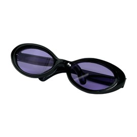 3pcs 17cm Doll Glasses, 6.5cm Mini Retro Oval Sunglasses with Color Lens, Stylish Dress Up Eyeglasses, Costume Accessories Supplies for 6.7 inches Doll (A Set)