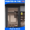 Danger Toxic Hazard Warning Stickers x10, Peel and Stick Safety