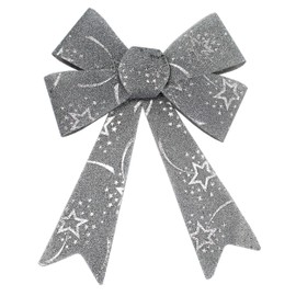 DARO DEKO Glitter Bow with Stars Pattern
