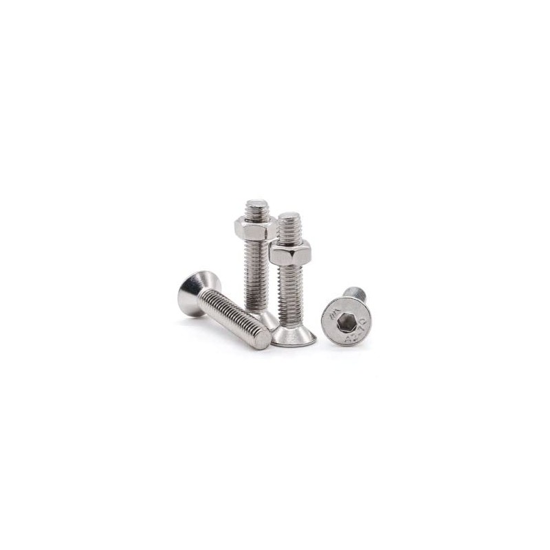 Glvaner M6-1.0 x 16mm Flat Socket Head Cap Screws and