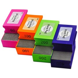 Diamond Electroplated hand polishing pad 90X55mm for Stone Glass Ceramic Marble Granite (4pcs/set)