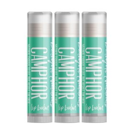 Delight Naturals Camphor Lip Balm - Three Pack