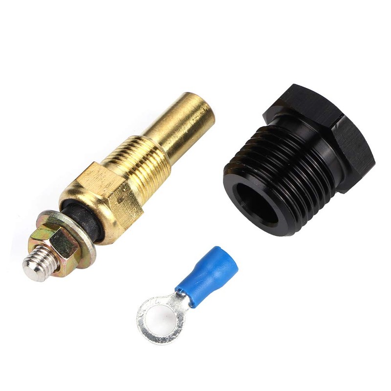 Interior Thermometer Car Coolant Temperature Transmitter Sensor Adapter Suitable for