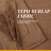 Tepo Burlap Fabric 25" x 15 Feet – Natural Jute