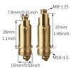 RLECS 58x16mm Brass Downcomer Pop up Core Pop up Drain