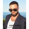 VANLINKER Thick Square Polarized Sunglasses for Men Women Retro Chunky