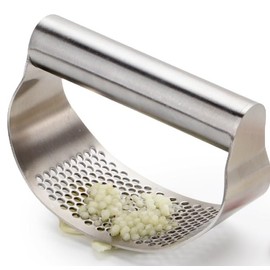 Weis 15228 Knoblauchpresse, Edelstahl, Silber