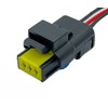 FUEL RAIL PRESSURE SENSOR WIRING LOOM CONNECTOR 3 PIN FOR