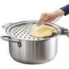 Mlesi Premium Grade Stainless Steel Spaetzle Maker with plastic Scraper,