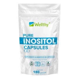 Wellthy Inositol Puro 600mg 180caps Sin sabor