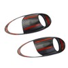 Fewshaw Carbon Fiber Style Inner Door Handle Cover Air Outlet
