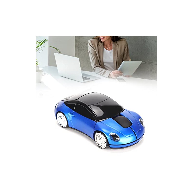 Sorandy Ratón Inalámbrico Coche 2.4GHz, Óptico Ergonómico Forma de Coche