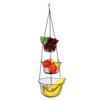 3-Tier Hanging Basket, Storage Organizer for Fruits,Vegetables, Accessory, perfer for