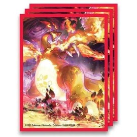 Elite Top Trainer Box Sleeves Matte for Cards, Card Sleeves, Pack of 65, for Trading Cards Games with BB-Toy-Trades Shipping Protection (Glurak VMax)