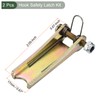 YOKIVE 2 Pcs Hook Safety Latch Kit, Metal Towing Receiver