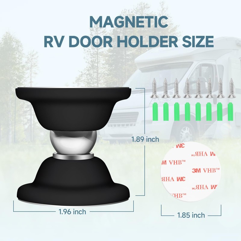 EJYTRVT RV Door Holder Magnetic Baggage Door Catch Latch for