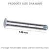 2 Pack Grill Lid Assembly Hardware Kit Compatible with Weber