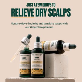 The Body Shop Ginger Scalp Serum (1x 50ml), Hair Serum for Fine Weak Hair and Dry Flaky Scalp, Fast-Absorbing, Non-Oily Vegan Haircare, Reduces the Appearance of Flakes and Soothes Dryness