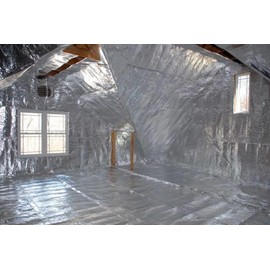 1000 (4x250) Attic Foil Blanket Reflective Insulation Radiant Barrier Perforated