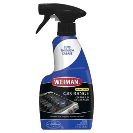Weiman Gas Range Cleaner and Degreaser, Single, Lemon, 1 Count
