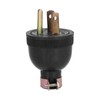 3Pcs American 3 Pole Plugs Compact Plastic Anti Loose Portable