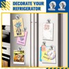 BEANPRECOY 25 Pcs Magnetic Clips, Magnetic Hooks Clips, Strong Refrigerator