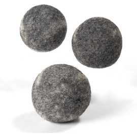 YUNXIASW 3-Pack Wool Dog Balls - All-Natural Balls for Dog - Indoor or Outdoor Dog Toy Balls - Helps Clean Teeth - Dog Fetch Ball - 100% Merino Wool