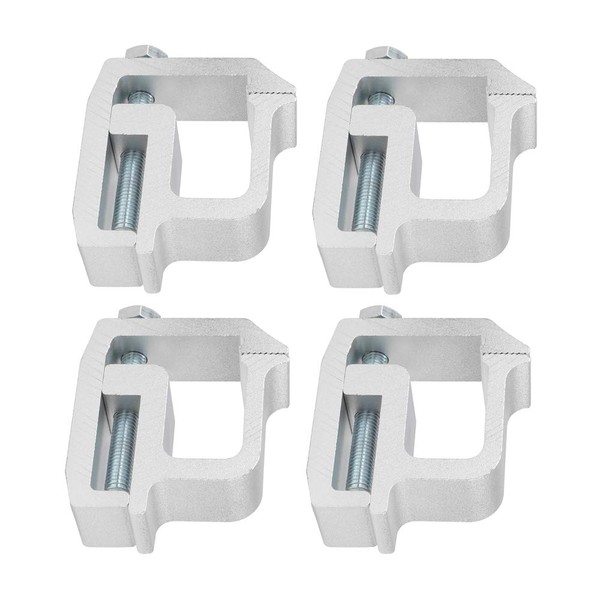 Mounting Clamps Truck Caps Topper Camper Shell Mounting Clamps Powder-Coated Replacement for Chevy Silverado Sierra 1500 2500 3500 Replacement for Toyota Tundra (4 pcs)