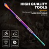 KUQIME 3-pack wax Carving Tool, 4.75 "stainless steel double head