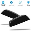 YIXIN 2PCS Chrome Direct Replacement Side Mirror Covers Caps for
