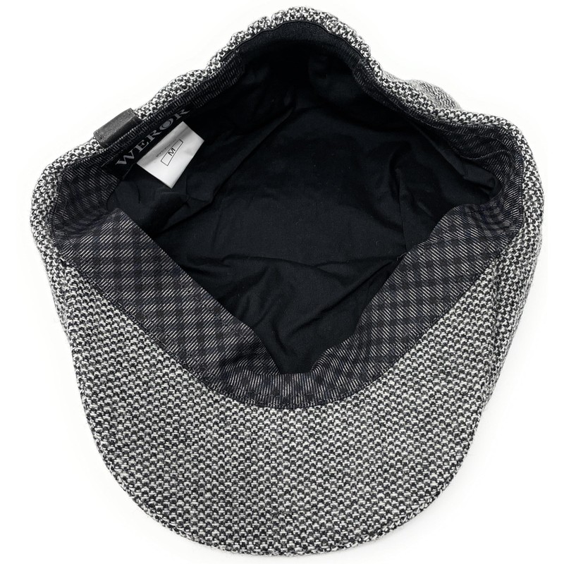 WEROR WEROR-323.1 Men's Flat Cap with Peak, Hat with Cotton