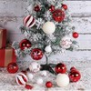MHwan Christmas Baubles, 44pcs Beautifully Painted Baubles Christmas Tree Decorations,