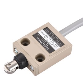 Heschen Compact Prewired Limit Switch TZ-3112 Sealed Roller Plunger SPDT NO + NC Momentary AC 250V 5A IP67 Waterproof