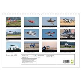 Dream Jets of RC (Wall Calendar 2026 DIN A3 Landscape), CALVENDO 12 Month Wall Calendar: Images of giant scale jet turbine powered RC aircraft (CALVENDO Hobbies)
